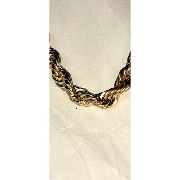 RALPH LAUREN STERLING SILVER 925  GOLD NECKLACE RLL - Picture 2 of 4